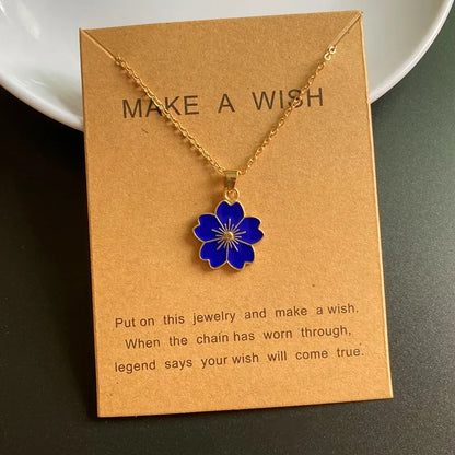 Flower Pendant Necklace