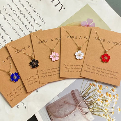 Flower Pendant Necklace