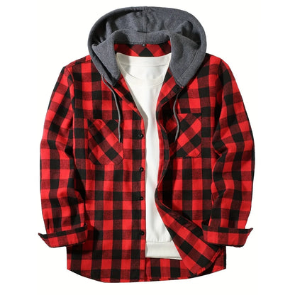 Plaid Hooded Flannel