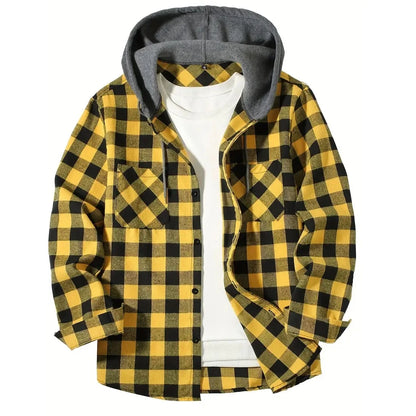 Plaid Hooded Flannel