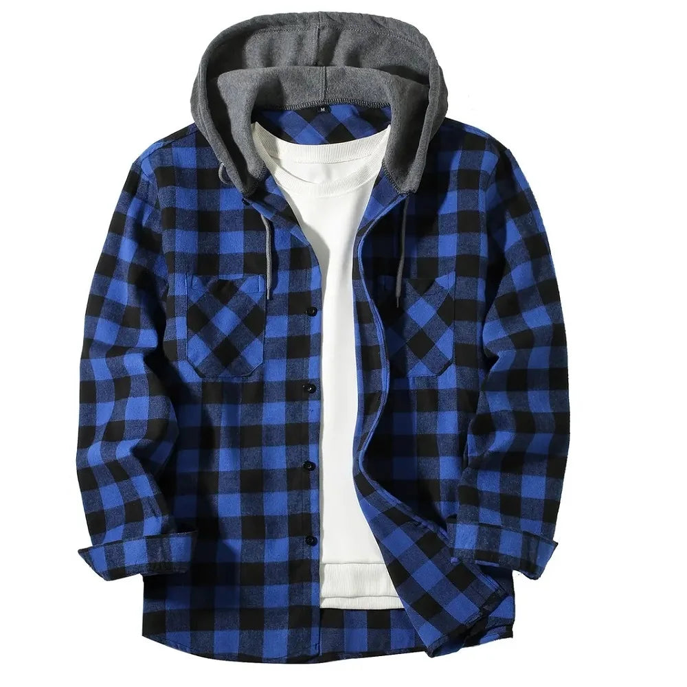 Plaid Hooded Flannel