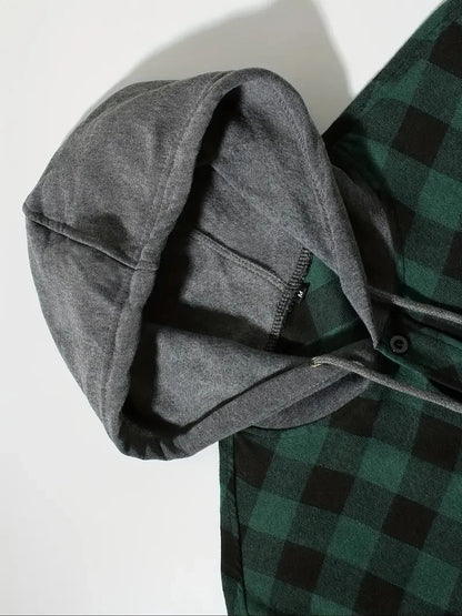 Plaid Hooded Flannel