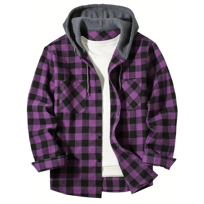 Plaid Hooded Flannel