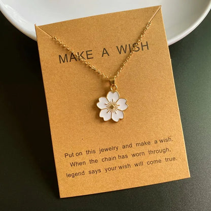 Flower Pendant Necklace